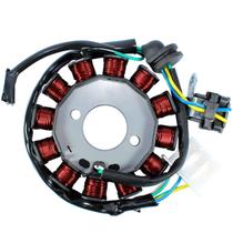 Estator gerador magneto completo Biz125 ES KS Biz125+ 2009 a 2010