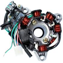 Estator gerador magneto completo CG125 Today Titan 1992 a 1999 XLR125 1996 a 1999 com base Estator gerador magneto completo CG125 Today Titan 1992 a 1999 XLR125 1996 a 1999 com base