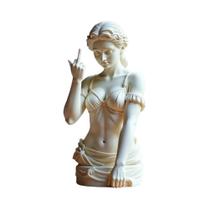 Estátua 3D De Resina Do Bustos Gregos De Apolo, Deusa De Viena, Decoração Divertida Para Escritório