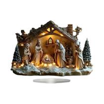 Estátua Acrílica Cristã Família Jesus Árvore Da Vida Decoração De Mesa Presente Inspirador Para Estátua Acrílica Cristã Família Jesus Árvore Da Vida Decoração De Mesa Presente Inspirador Para