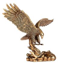 Estatua Águia Resina Dourado Envelhecido 18 Cm Alt. 25 Larg. Estatua Águia Resina Dourado Envelhecido 18 Cm Alt. 25 Larg.