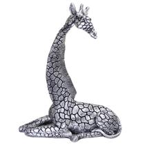 Estátua Animal Girafa Estatueta Enfeite Resina Decoração Zen Estátua Animal Girafa Estatueta Enfeite Resina Decoração Zen