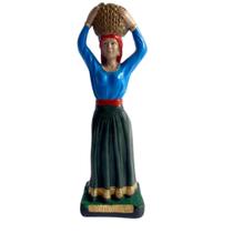 Estátua Baiana do Balaio Umbanda e Candomblé Gesso - Hadu Esotéricos e Religiosos