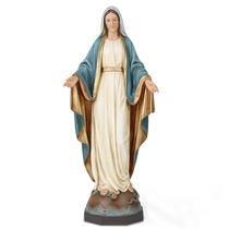 Estátua BC Católica Nossa Senhora da Graça Virgem Maria 27,4 cm H