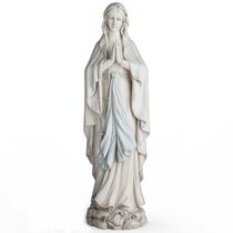 Estátua BC Católica Nossa Senhora de Lourdes 14,5 cm Construção artesanal clássica Estátua BC Católica Nossa Senhora de Lourdes 14,5 cm Construção artesanal clássica