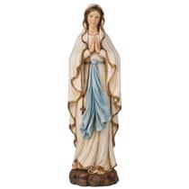 Estátua BC Católica Nossa Senhora de Lourdes 14,5 cm Renascentista