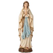 Estátua BC Católica Nossa Senhora de Lourdes 25 cm Construção artesanal clássica Estátua BC Católica Nossa Senhora de Lourdes 25 cm Construção artesanal clássica