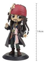 Estátua Boneco Qposket Piratas Do Caribe Jack Sparrow Bandai