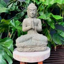 Estátua Buda Greeting 47cm ST11