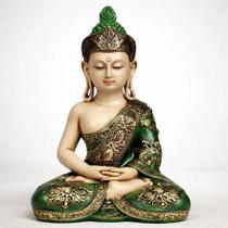 Estátua Buda Meditando Decorativa Hindu Premium Lindos 27 Cm - Estátua Buda Meditando Decorativa Hindu Premium Lindos 27 Cm -