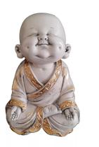 Estatua Buda Menino Meditando Sorrindo Enfeite Decoração Estatua Buda Menino Meditando Sorrindo Enfeite Decoração