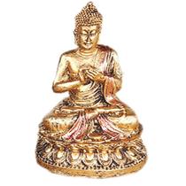 Estátua Buda Para Altar Rezando 05505 - Mana Om By Plat1