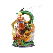 Estátua Colecionável De Anime Dragon Ball Son Goku Super Saiyan De 23cm, Modelo De Brinquedo Para