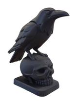 Estatua Corvo na Caveira - Decoração Ocultismo em impressão 3D