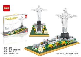 Estátua Cristo Redentor - Blocos De Montar Drstar 1677 Pcs