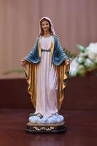 Estátua da Virgem Maria, presente em alta linha, 61 cm, poliresina