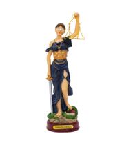 Estatua Dama Da Justiça de Resina 23cm - Enfeite de Mesa