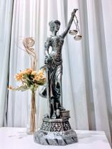 Estátua Dama Deusa Da Justiça Têmis 50cm Símbolo Do Direito Estátua Dama Deusa Da Justiça Têmis 50cm Símbolo Do Direito