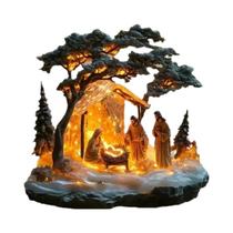 Estátua De Acrílico Jesus Árvore Da Vida Para Decoração De Mesa, Decoração Familiar Para Casa Estátua De Acrílico Jesus Árvore Da Vida Para Decoração De Mesa, Decoração Familiar Para Casa
