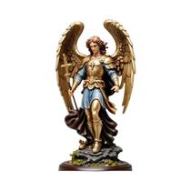 Estátua De Anjo Miguel, Anjo Guardião Segurando Espada, Decoração Religiosa Para Casa E Escritório