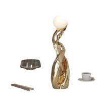 Estátua De Arte Abstrata Luminosa Grande, Decoração Nórdica Para Casa, Escultura De Chão Para Sala