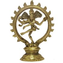 Estátua De Bronze Shiva Nataraja 19 Cm - Loja da Índia