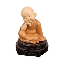 Estátua De Buda Miniatura De Resina Fofa, Decoração Para Casa, Ornamento De Mesa, Presente Para