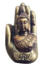 Estátua De Buda Na Mão Dourada - Arte&Equilibrio Zen