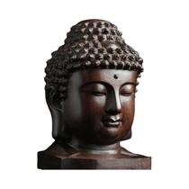 Estátua De Cabeça De Buda Sakyamuni Em Madeira, Figurino Criativo Tathagata, Ornamento Decorativo Da