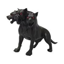 Estátua De Cão Preto De Três Cabeças Assustadora, Decoração Gótica Para Halloween E Ação De Graças, Estátua De Cão Preto De Três Cabeças Assustadora, Decoração Gótica Para Halloween E Ação De Graças,