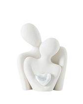 Estátua de casal SEEK RARE Mini Love Ceramic Silver M