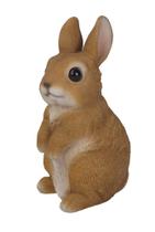 Estátua de coelho em pé Hi-Line Gift Ltd, poliresina pequena