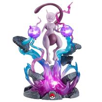 Estátua de colecionador Jazwares Pokémon Mewtwo 13 polegadas com luz LED