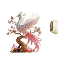 Estátua De Cristal Phoenix, Decoração Artística Para Mesa De Escritório, Presentes De Feriado