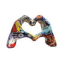 Estátua De Dedo De Amor Colorido Escultura De Arte Moderna Decoração Personalizada Para Casa