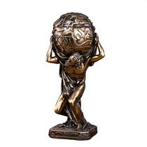 Estátua de escultura Titã Grego Atlas Resina Mitológica 33cm