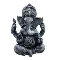 Estátua de Ganesha - Deus da Sabedoria e Fortuna - 12cm