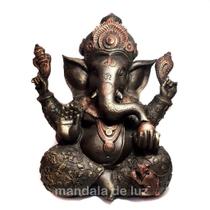 Estátua de Ganesha Grande Bronze 30cm