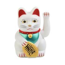 Estátua De Gato Da Sorte Chinês De 5 Polegadas, Gato Que Acena Com a Mão Para Decoração DIY Em Casa
