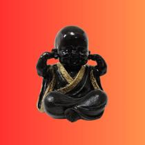 Estátua de Gesso Buda não Ouço - Produto feito à mão