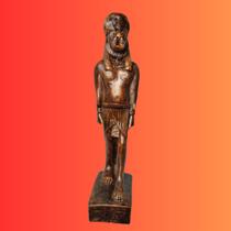 Estátua de Gesso Deusa Egípcia Sakhmet - Produto feito à mão