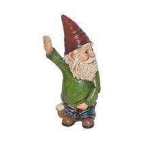 Estátua De Gnomo Barba Branca Urinando Em Resina, Escultura De Velho Anão, Decoração De Natal Para