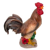 Estátua de Jardim Galo Pimentão P em Resina 20,5 cm