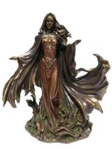 Estátua de Morgana Le Fay - 30 cm - Acabamento em Bronze