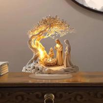 Estátua De Natal Em Acrílico 2D Do Nascimento De Jesus Para Decoração De Casa, Escritório E Festas