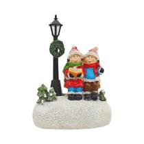 Estátua De Natal Iluminada Com LED, Decoração De Mesa Com Cena Campestre, Presente De Feriado Para