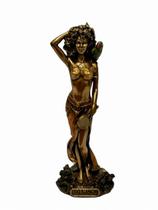 Estátua de Oxum A Orixá das Águas Doces, do Amor e da Prosperidade - Decoração Espiritual