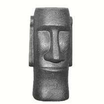 Estátua de pedra da Ilha de Páscoa Piggy Bank para crianças em resina 360g