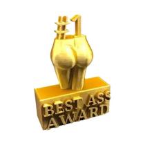 Estátua De Prêmio De Resina Dourada, Troféu De Bunda, Engraçado, Criativo, Decorações Para Casa,