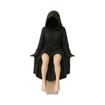 Estátua De Rainha Misteriosa Em Robe Preto Gótico, Figura De Anime De Menina De Halloween, Escultura Estátua De Rainha Misteriosa Em Robe Preto Gótico, Figura De Anime De Menina De Halloween, Escultura